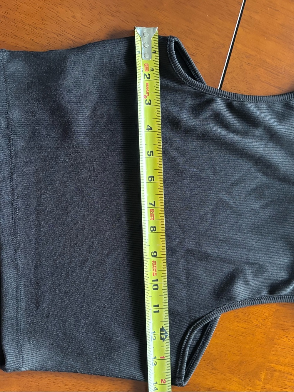 Princess Polly Black Ribbed High-Neck Tank sz 6 - Picture 8 of 9